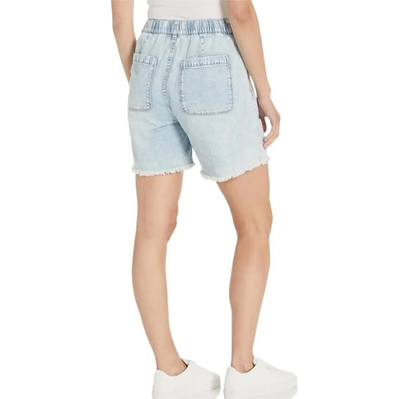 NWT Blank NYC 90’s style drawstring waist boyfriend shorts XS - Picture 2 of 6